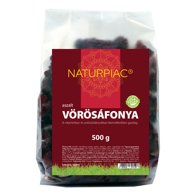 Vörös áfonya aszalt 1kg